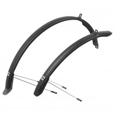 SET APARATORI NOROI FLEXIBILE M-WAVE 28″ /45 MM „FLEXI 28” NEGRE