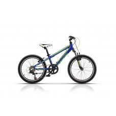 Bicicleta Cross Speedster 20" Baieti / Fete - Albastru/Verde sau Alb/Albastru/Roz - 2017