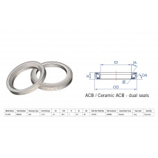 Rulment cuvete FSA TH-970S ACB 45x45 1"1/4 dualS MR082S