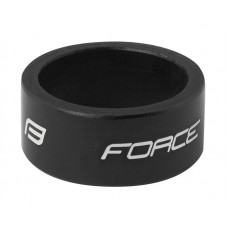 Distantier furca Force 1.1/8" 15 mm al. negru