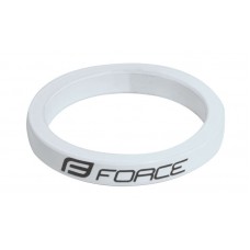 Distantier furca Force 1.1/8" 5 mm al. alb