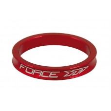 Distantier furca Force 1.1/8" 5 mm al. rosu