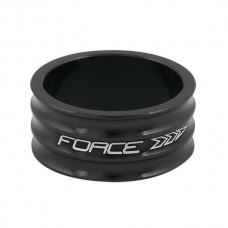 Distantier furca Force 1.1/8" 15 mm al. negru